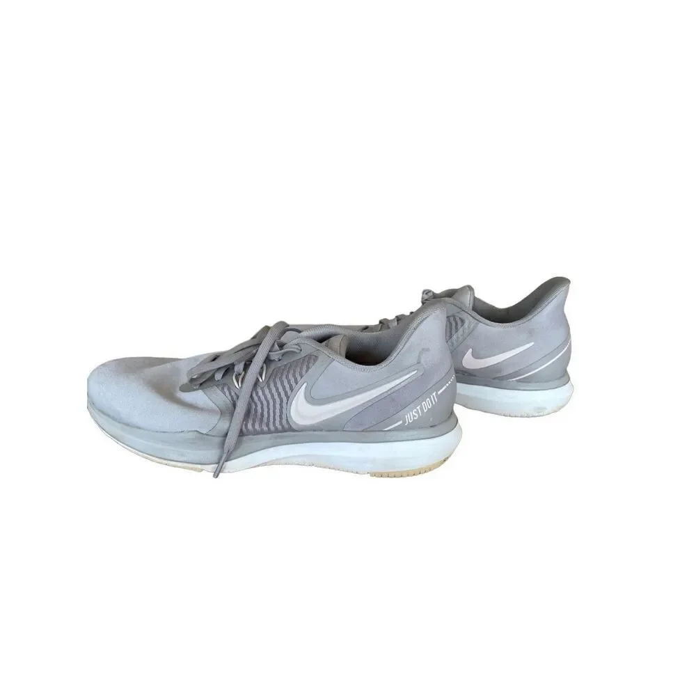 Nike Womens Gray Lace Up W In-Season TR 8 Sneakers Fitness Shoes Size 9